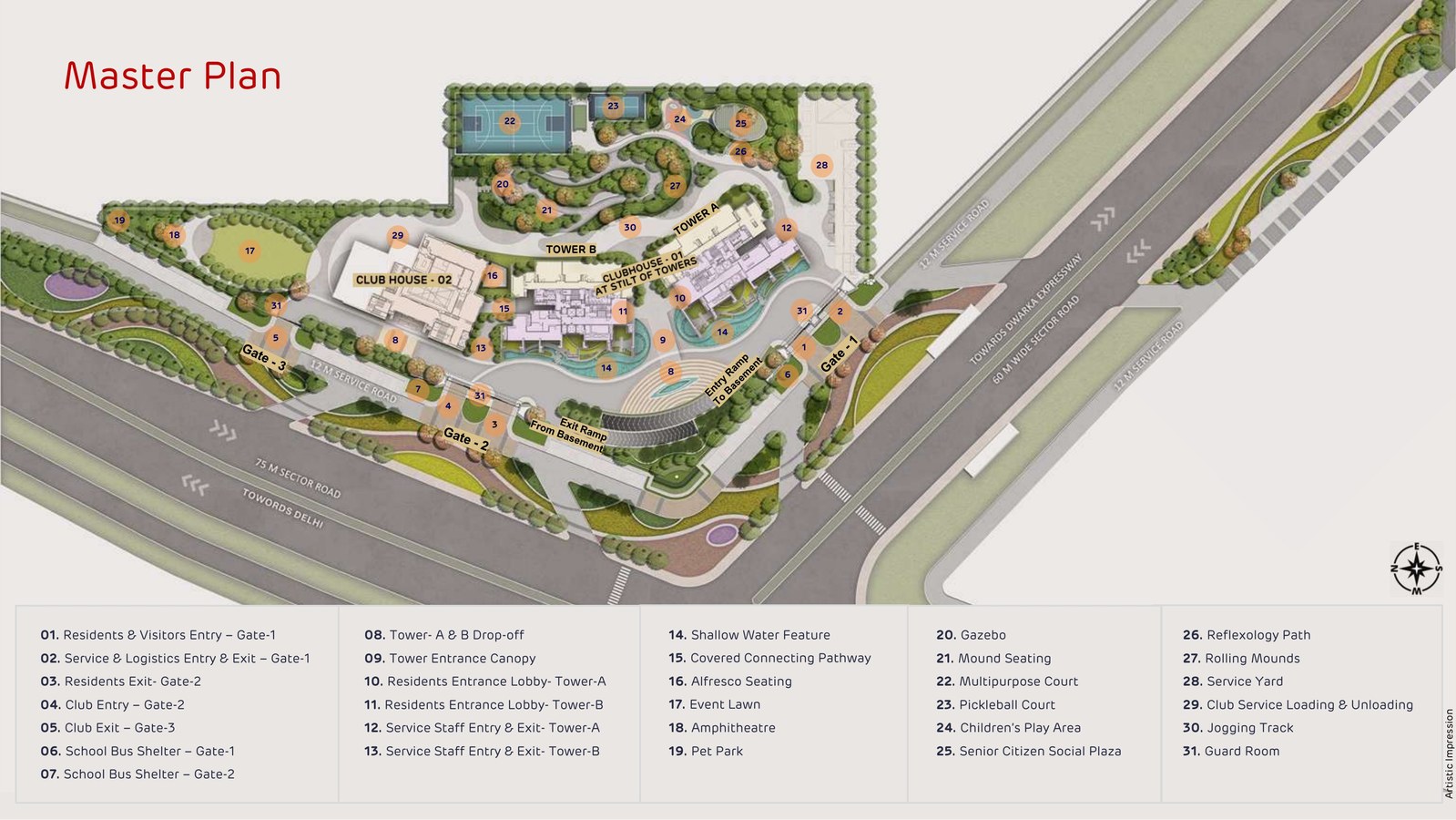 Adani The Marq Masterplan Sector 102A Dwarka Expressway Gurugram