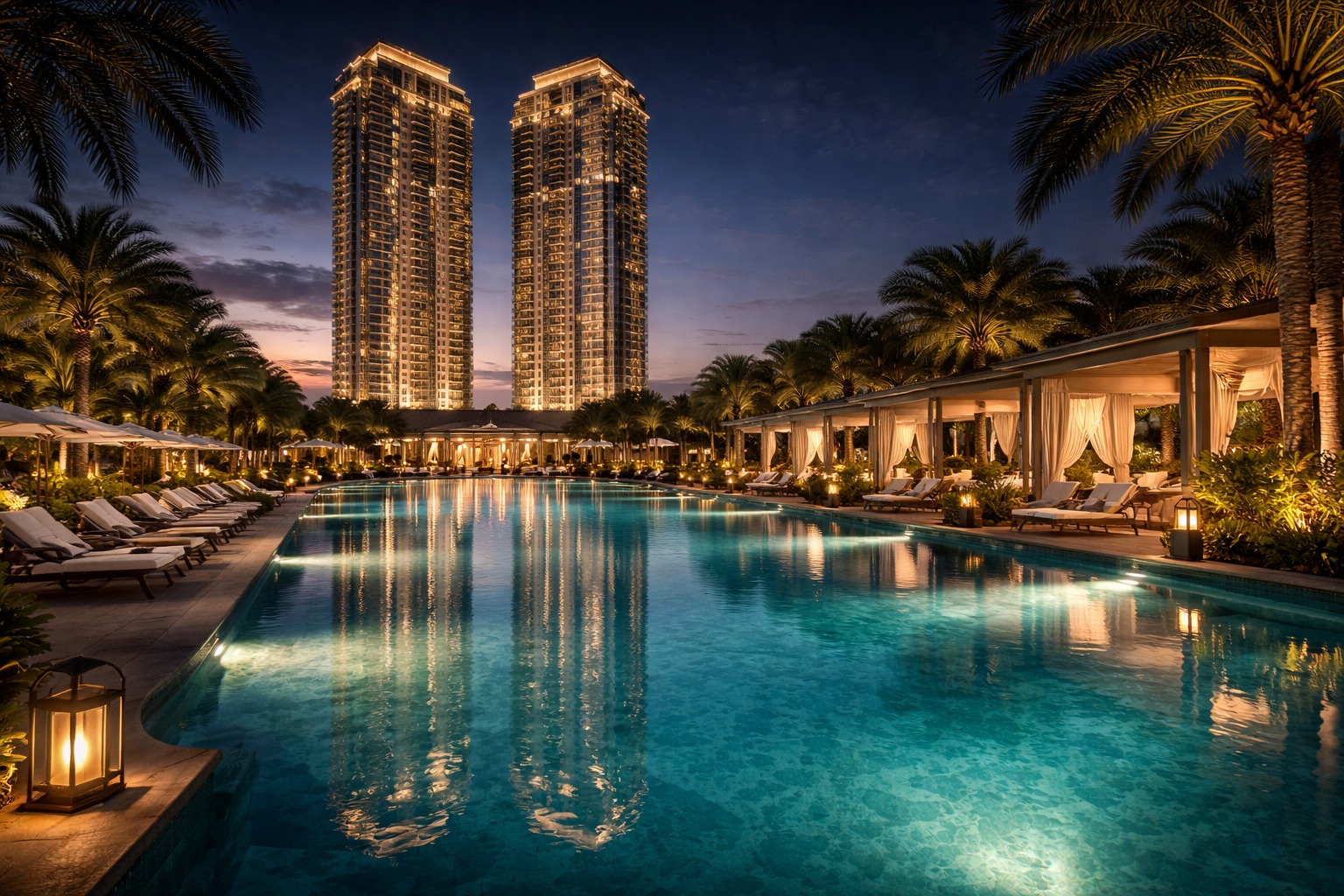 Central park Pool view
