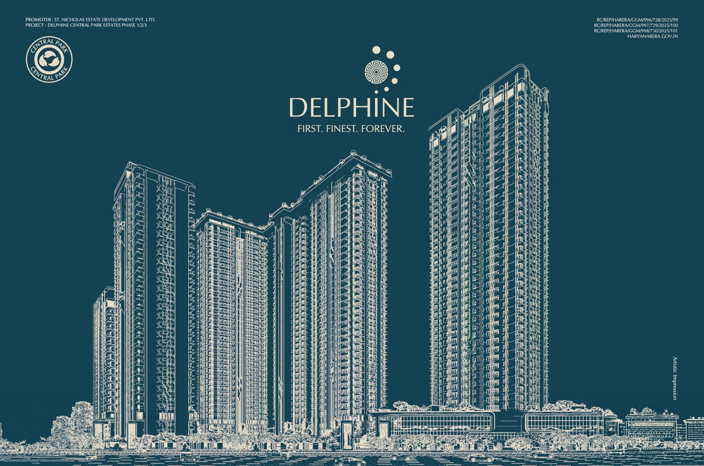 Central Park Delphine Luxury Residences Gurugram