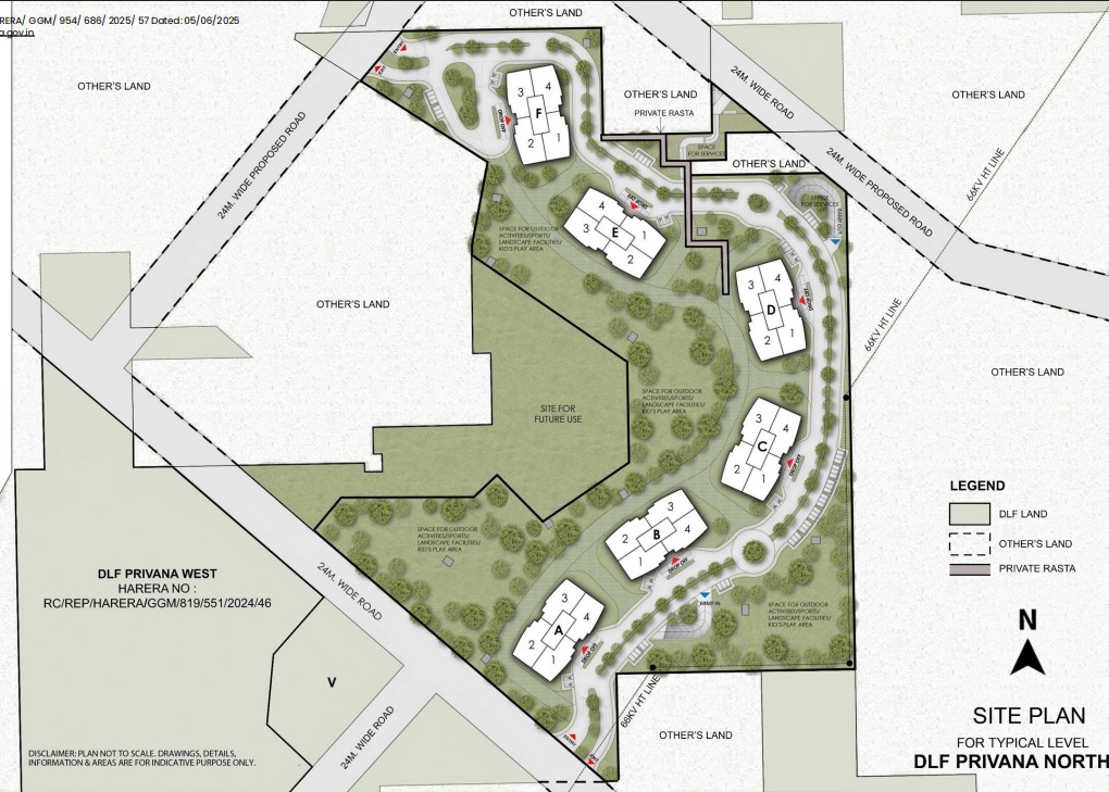 DLF Privana Master Plan