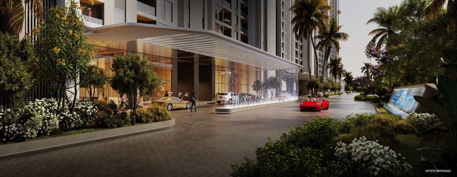 Elan The Statement main entrance view Sector 49 Gurugram