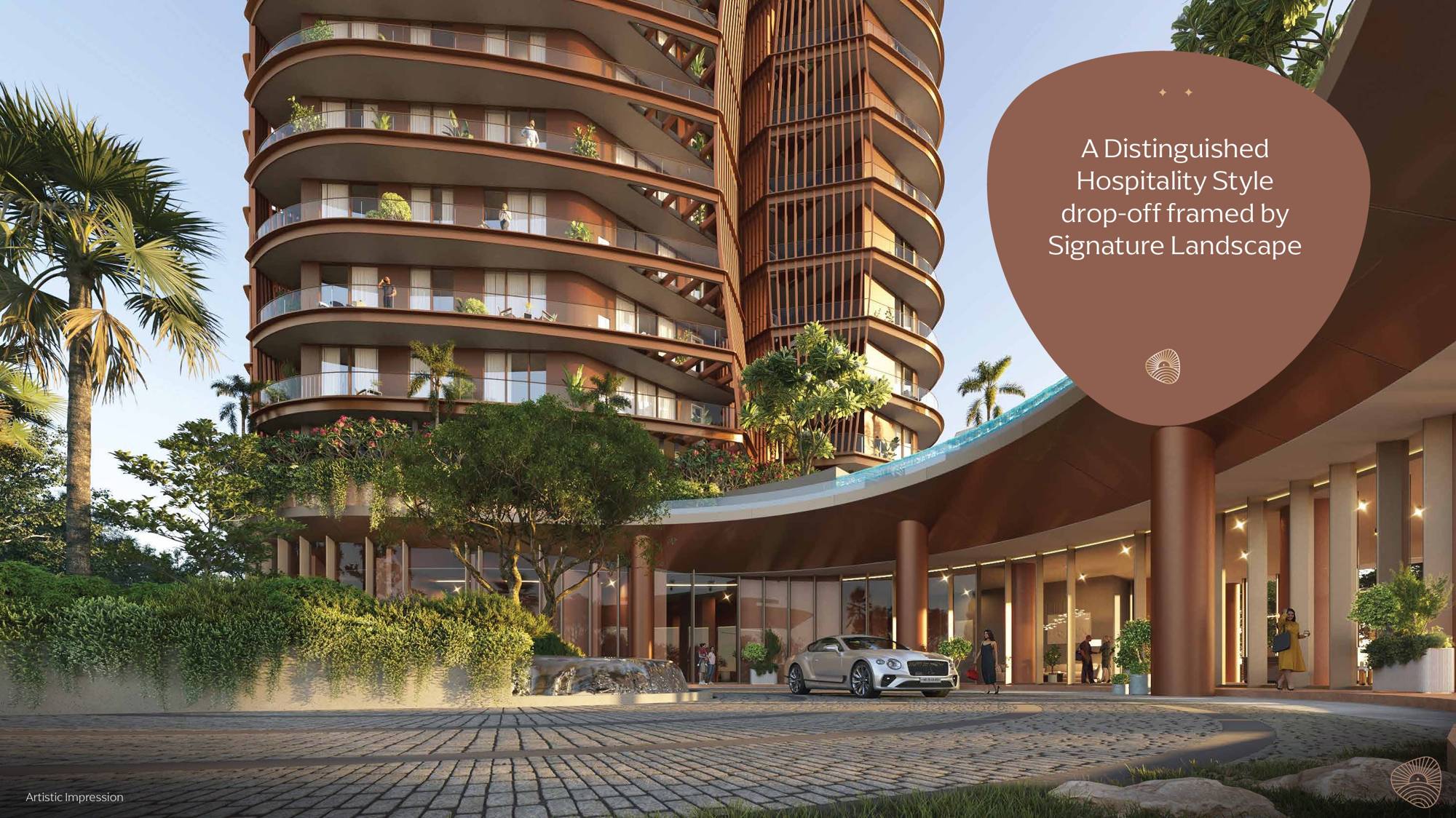 Eldeco Terra and Sol distinguished hospitality-style drop off, Sector 80 Gurugram