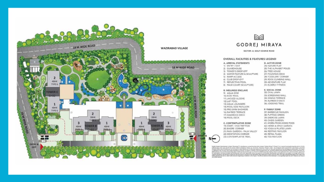 Godrej Miraya Master Plan Sector 43