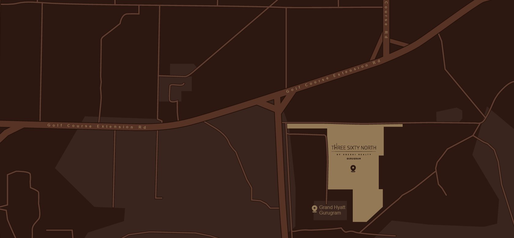 Three Sixty North Location Map Golf Course Extension Road