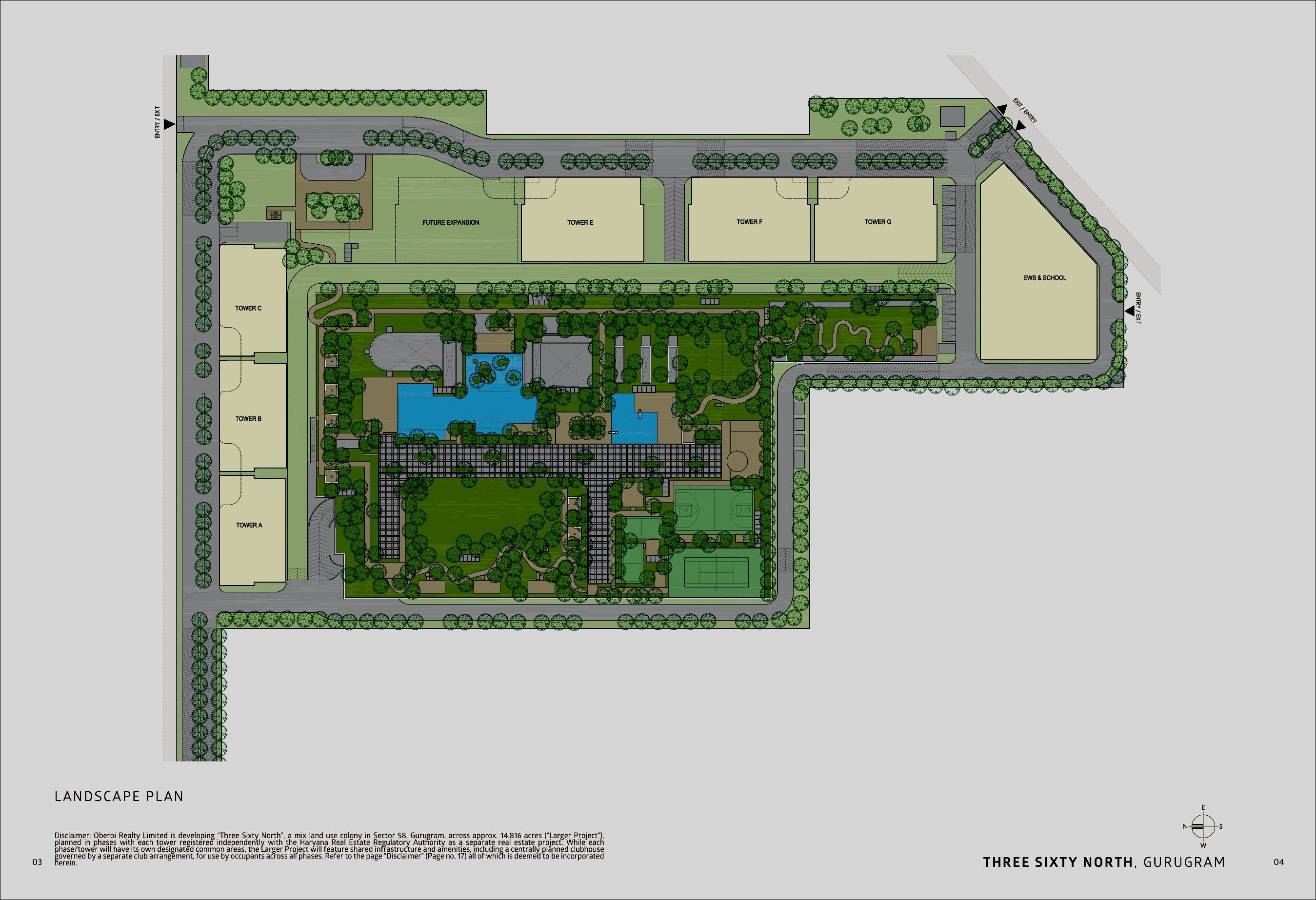 Three Sixty North Master Plan Sector 58 Gurugram