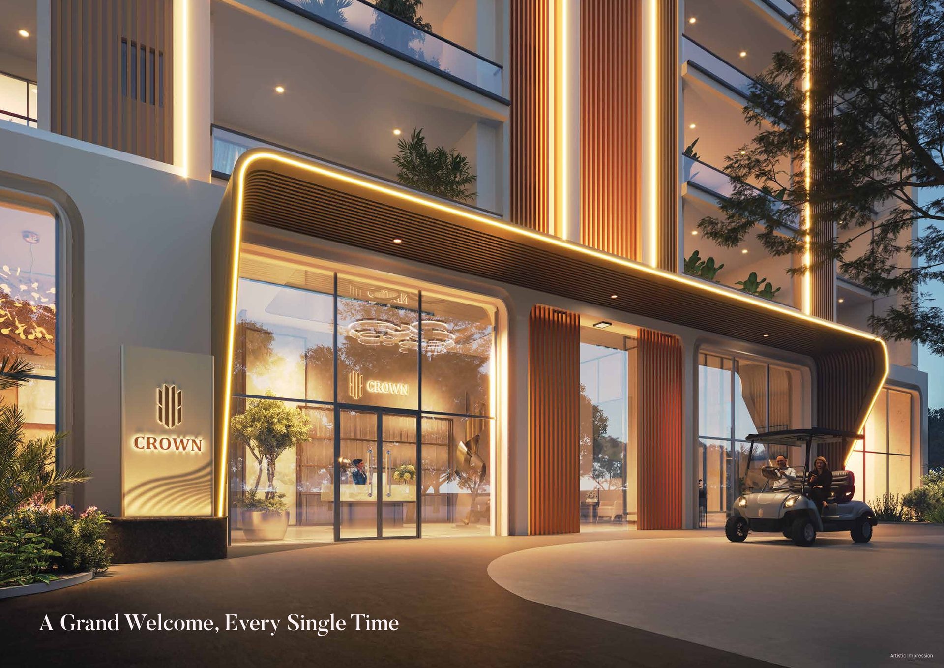Crown Tower Grand Entrance