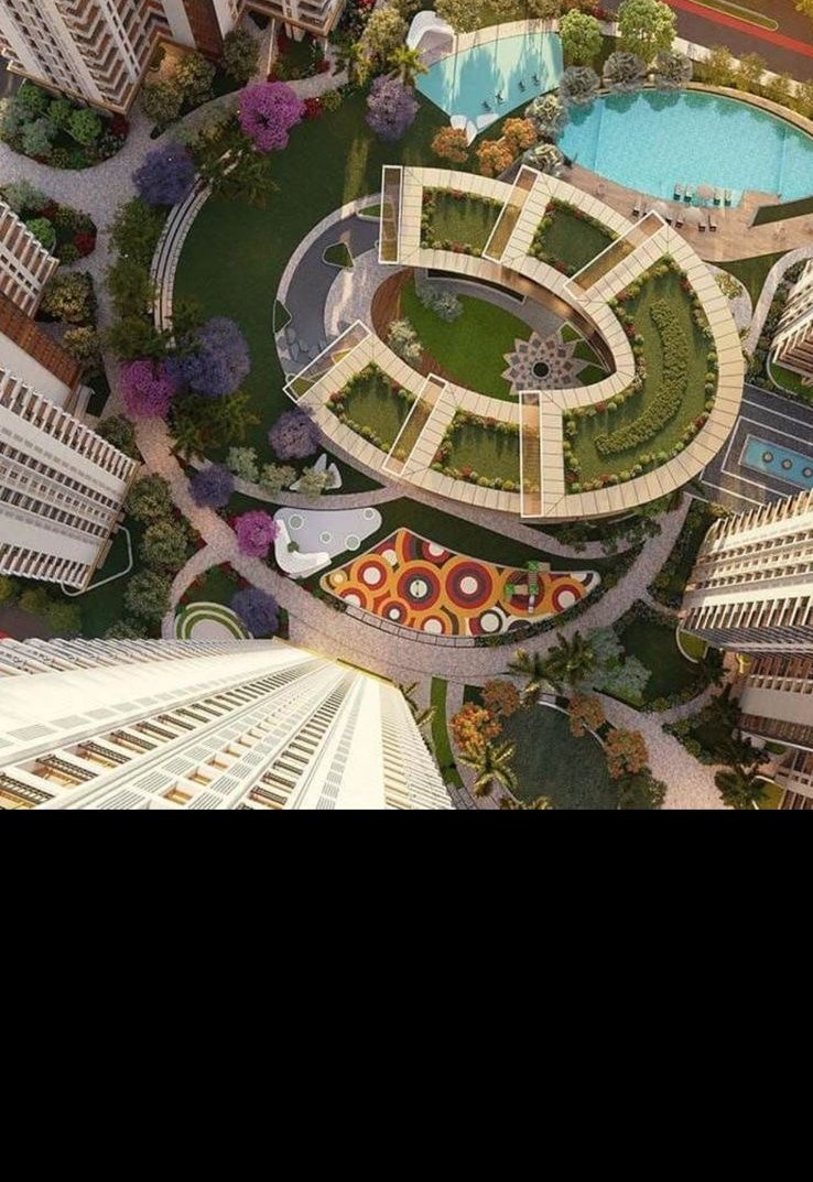 TARC Ishva central landscaped green and amenity deck