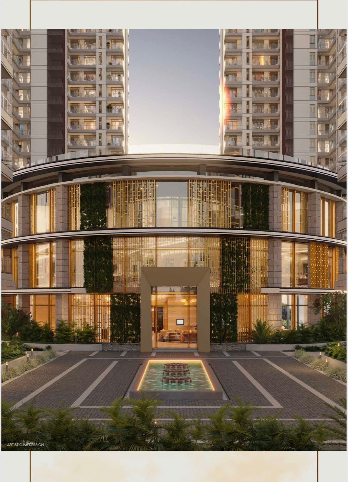 TARC Ishva towers daytime elevation